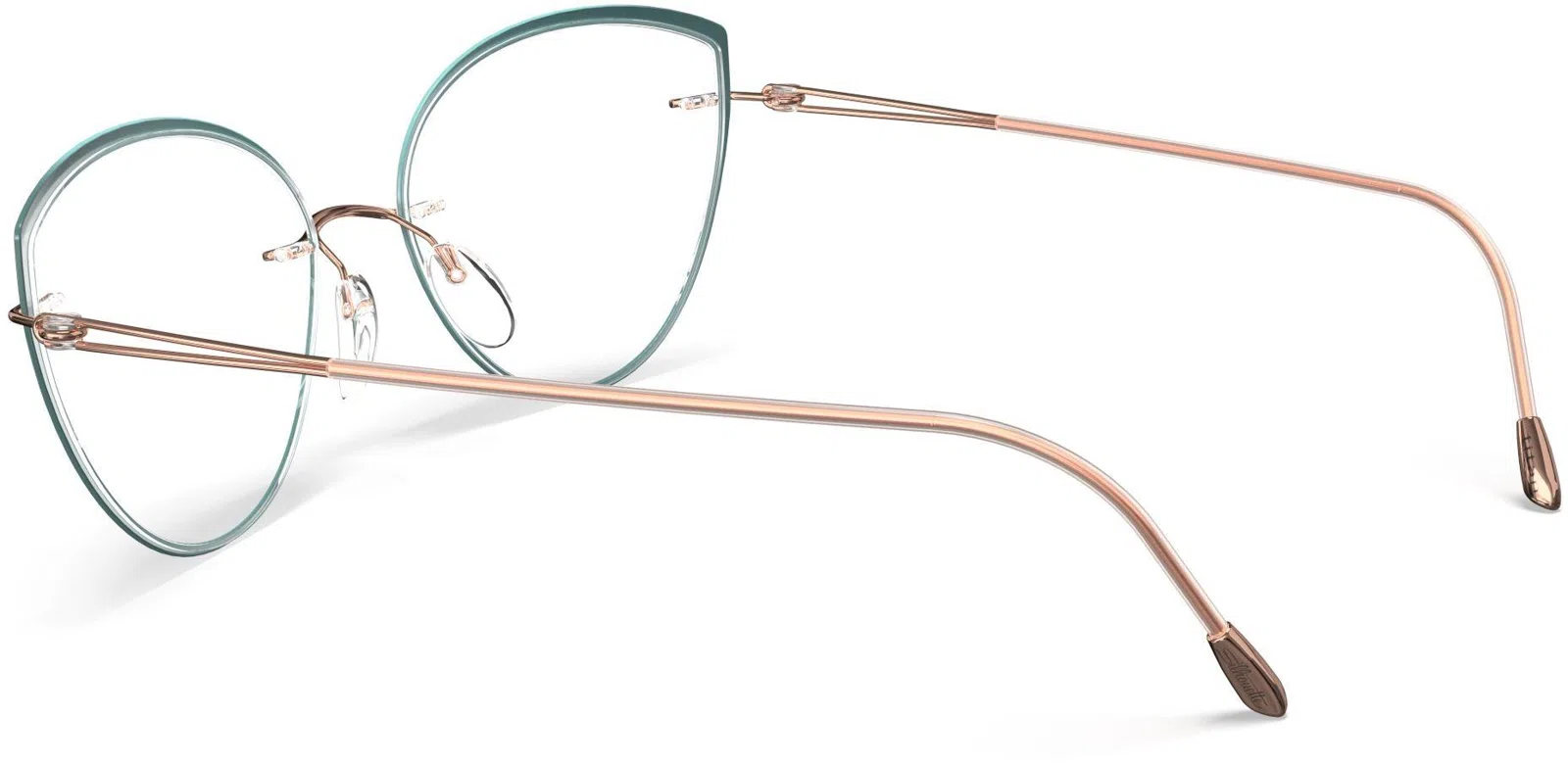 Silhouette Lite Spirit Demo Rimless 5566 Eyeglasses - view 28